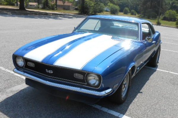 1968_Chevrolet_Camaro_Blue